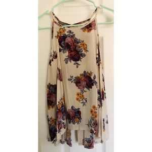 Floral Open Back Tank